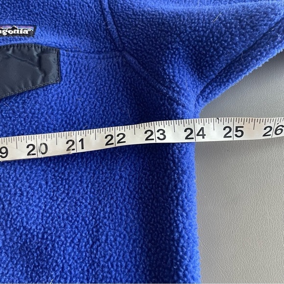 Patagonia Vintage Synchilla Snap-T Pullover Sweatshirt Blue Size Medium - Picture 9 of 10